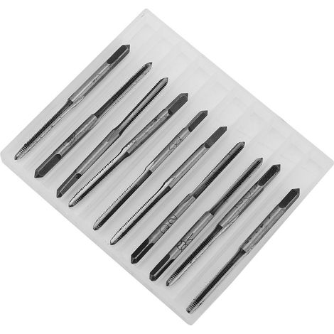 10 tarauds manuels métriques en acier au carbone pour filetage M2, M4, M6, M8, M2 (1/5)