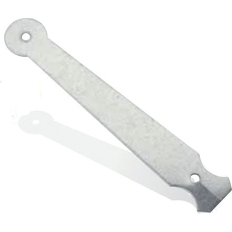 Versiegelungsleiste L.160mm BOURG MERMIER - weiß verzinkt - M-633163