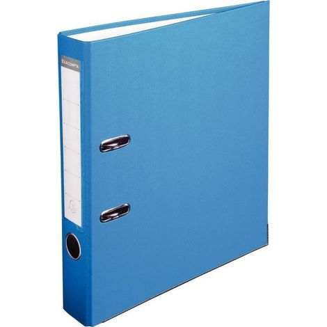 Classeur A Levier Polypro A4 - Dos De 50 Mm - Bleu Clair - Exacompta (1/2)