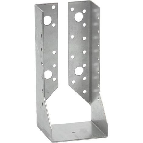 Simpson Strong Tie – Sabot de charpente 64x118mm – Acier galvanisé 2mm – Installation rapide – Pour bois dur et teck – Discret et efficace