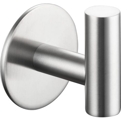 Nickel Brossé Crochet Serviette Salle de Bain Adhesif Porte Peignoir Murale Acier Inoxydable Cuisine, SBH235NA -'Nickel Brossé