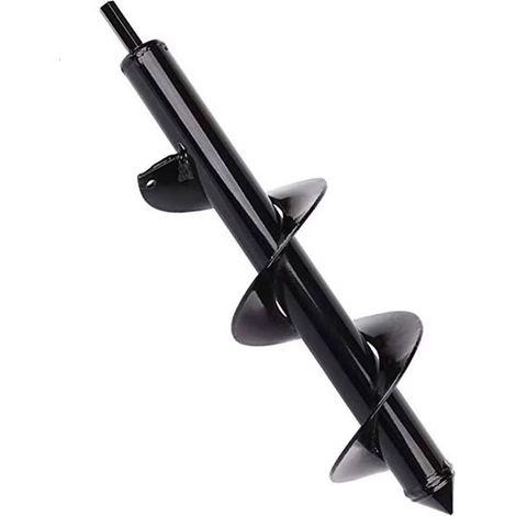 Foret hélicoïdal de jardin, tarière de jardin, tarière pour visseuse sans fil, foret de plantation, tarière pour perceuse, planteur de bulbes, outil de creusage pour planter et percer, 9 x 40 (1/5)