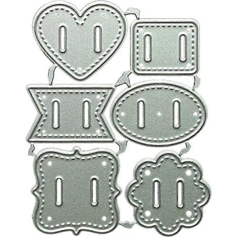 Matrices de découpe pour bracelets, pochoirs et moules métalliques pour usage domestique, scolaire ou loisirs créatifs