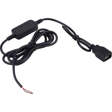 Convertitore da 12V a 5V CC, modulo leggero da 3A con uscita USB, adattatore di alimentazione e regolatore di tensione, alloggiamento in ABS impermeabile. (1/5)