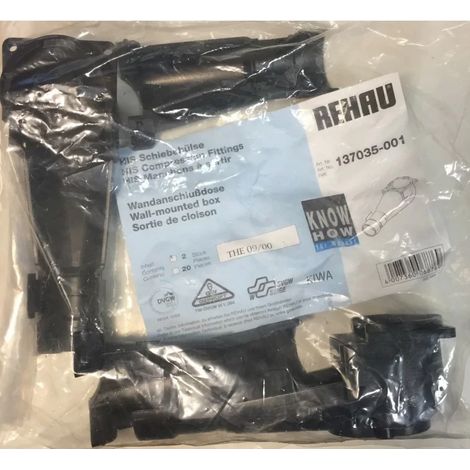 Rehau 137035-001 - Salida de partición - 2 piezas