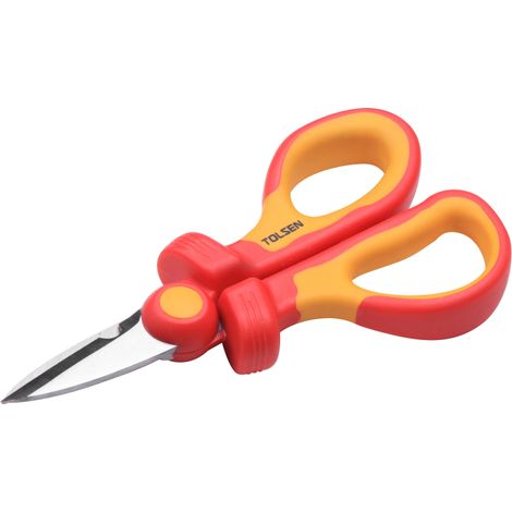 CISEAUX D'ELECTRICIEN ISOLES 160MM TOLSEN