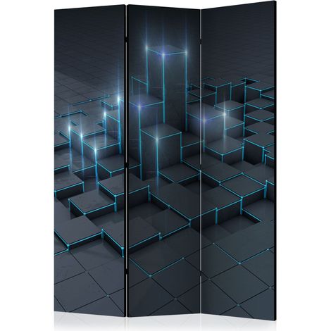 Paravento - Black City [Room Dividers] - 135x172 (1/4)
