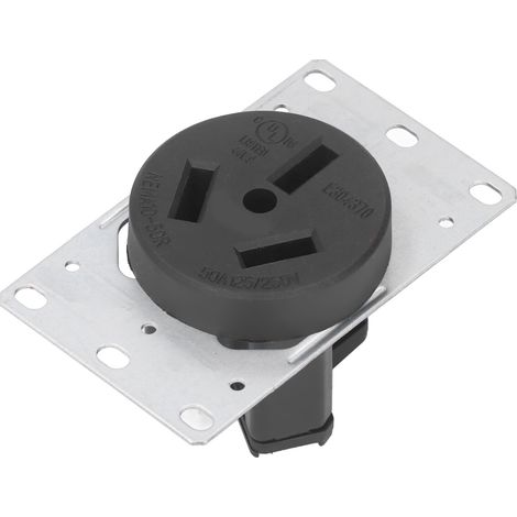 Prise électrique 50A 125V/250V NEMA 10‑50R standard américain 3 trous pour maison (1/5)