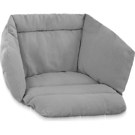 Cojín para silla colgante de jardín Stork's Nest, gris L. (1/4)