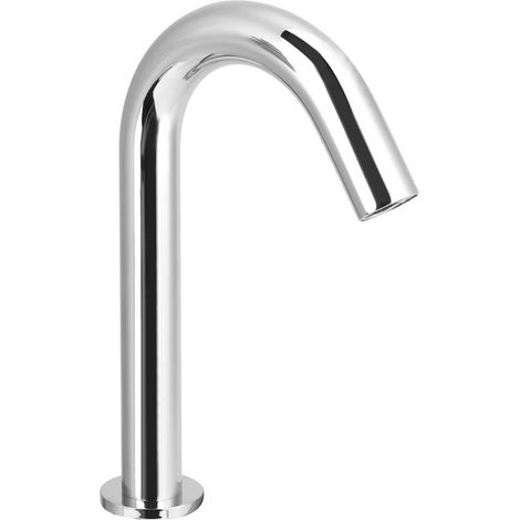 G1 / 2in capteur robinet filetage capteur d'induction automatique robinet d'eau infrarouge simple robinet froid avec boîte de contrôle(Battery powered mid to high model), robinet de lavabo (1/5)