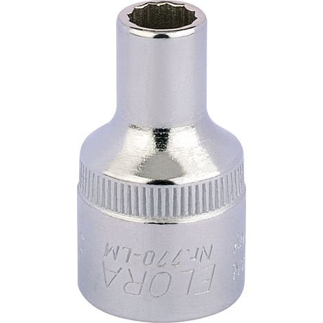 Draper 8mm Bi-Hexagon Socket for 1/2" Drive – Metric Square Drive Socket, Model 24533 (1/5)