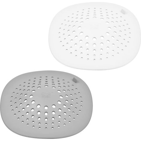 Set mit 2 Spülbeckenfiltern, Duschabflussfiltern, Küchenspülenfiltern, Haarfiltern, Duschspülenfiltern, TPR-Spülbeckenfiltern mit Saugnäpfen (1/5)