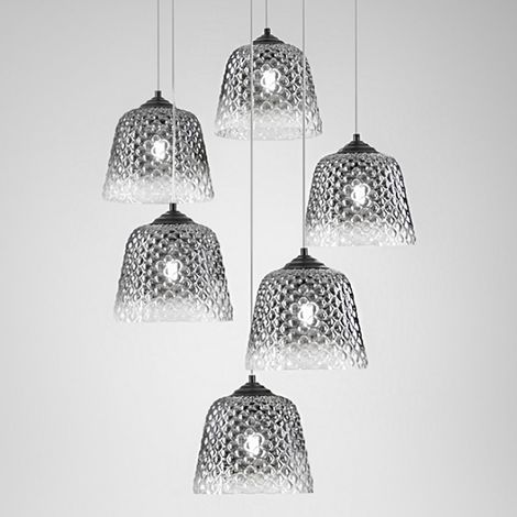Lampadario led gea luce alice bt/6n1 msr/pn6 v/pn6 e27 led lampada soffitto
