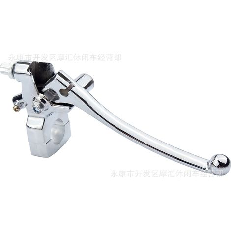 Motorcycle 25mm electroplated left clutch lever and brake lever compatible with Harley CB400 Iron Horse Sandu Big Turtle King mount (1/4)