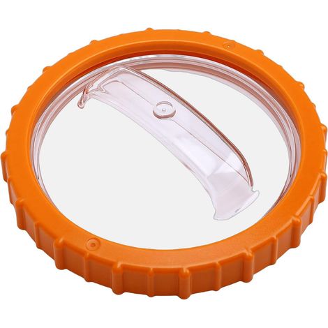P07018 Écrou avec P07019 Couvercle transparent PVC Piscine Filtre à sable Couvercle de pompe Accessoire de remplacement pour la natation Orange (1/5)
