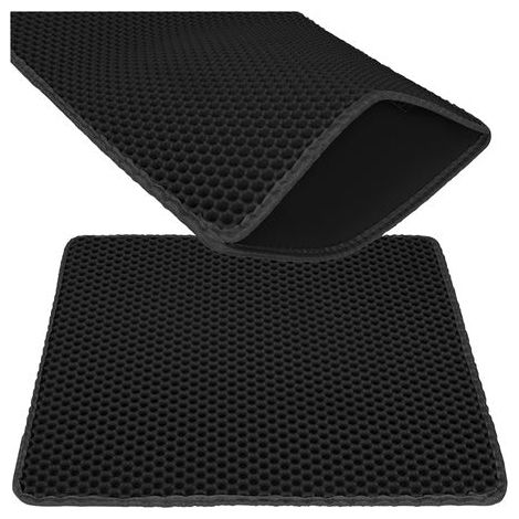 Katzenstreumatte 60X45Cm Schwarz Purlov