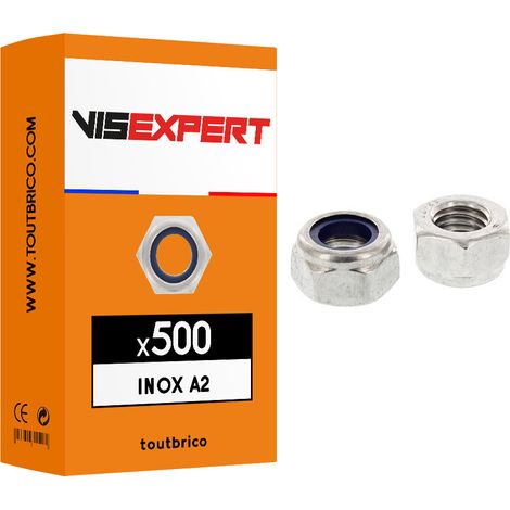 Écrous de  sécurité six pans inox A2 (1/5)