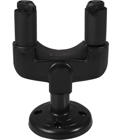 Support mural détachable pour guitare avec système de verrouillage automatique et base (noir)-Black (1/3)