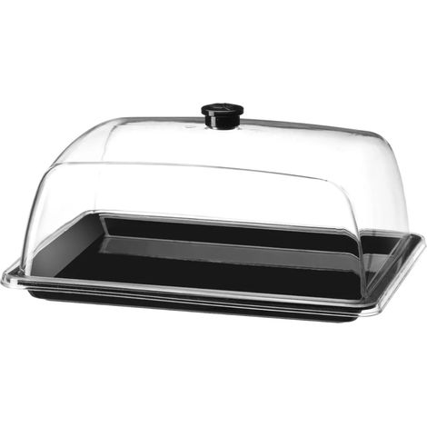 Bandeja buffet rectangular con tapa GN 1/2 - Hendi 203583