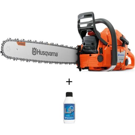 Husqvarna – Tronçonneuse thermique 45 cm – Moteur X-TORQ 70,7 cc 4,1 kW – Chaîne X-CUT C85 pour coupes précises – Poids léger 6,6 kg (1/5)