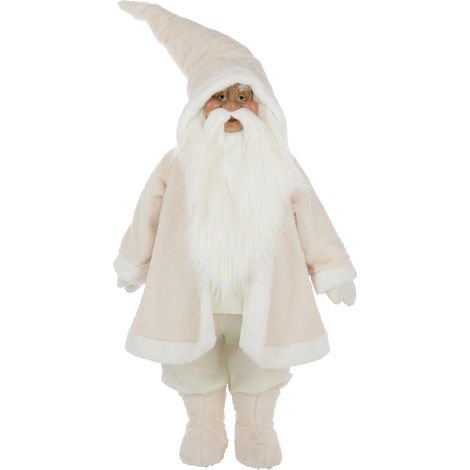 Père-Noël Déco "Lunettes" 155cm Blanc