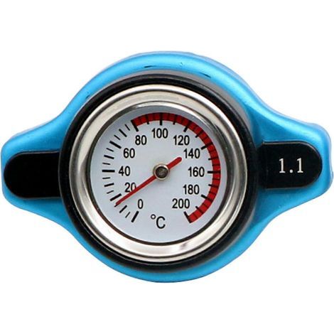 Bouchon de radiateur de thermostat de voiture, remplacement direct, jauge de température d'eau, tête large 1.1 (1/5)