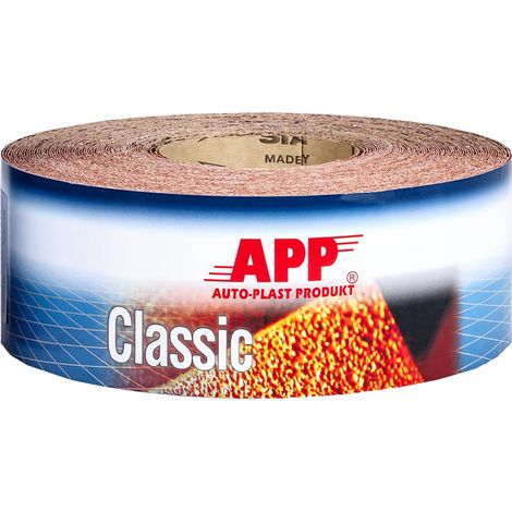 Rouleau papier abrasif 70 mm x 25 m Grain P80 (1/5)