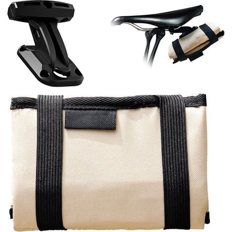 Bolsa de herramientas para bicicleta – Bolsa para sillín, bolsa de reparación, plegable, para bicicleta de montaña (1/5)