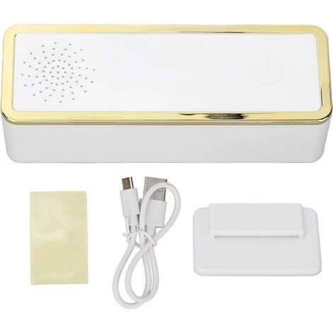 Rechargeable Mini Purificateur d'Air Ioniseur Anti-Humidité Anti-Odeur LED Portable pour Placard Armoire à Chaussures Blanc (1/5)