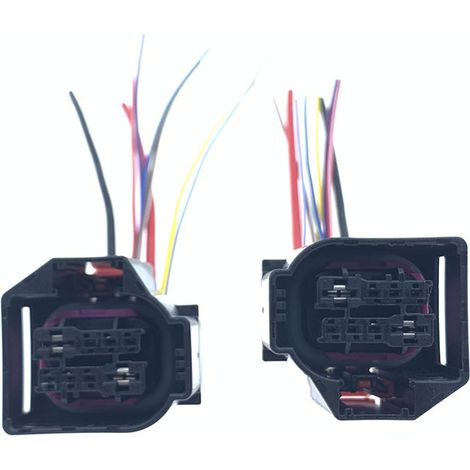 Connector for wiring harness of the headlight assembly of the new Audi A6L, A4L, A7, Q3, Q5, Q7, C8 -- JB2134-8P