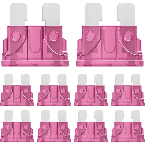 50 Pièces 4A Moyenne Fusible Voiture 4Amp Standard Fusibles Voiture pour Auto Moto Automobile Camion 4Ampère Car Fuse (1/5)