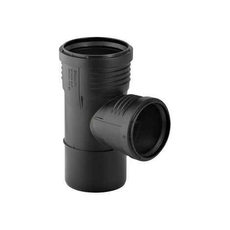 Geberit Silent-PP Derivazione 87,5°, DN 100 / 50, dø 110 mm, 390.548.14.1 (1/2)