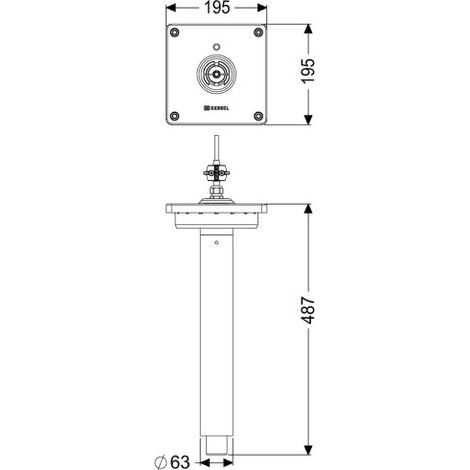 Kit de conversion sonde de niveau KESSEL 681040
