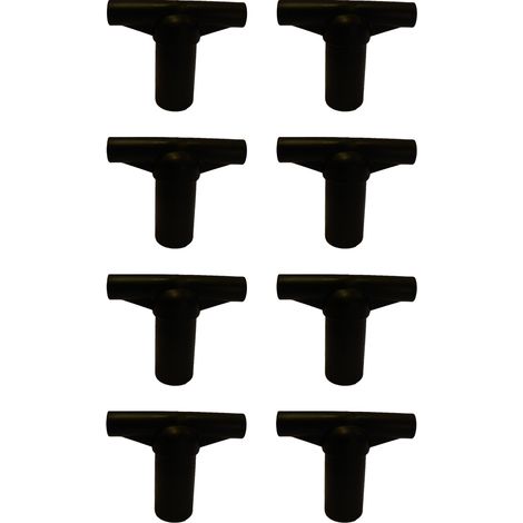 KANGUI Lot de 8 capuchons T-section pour arceau de filet de trampoline Ø 32 mm (1/5)