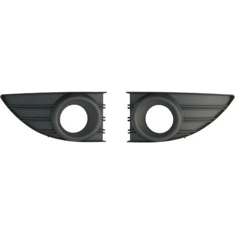 Grilles de pare-choc avant avec trou anti-brouillard kit Renault Fluence phase 1 2010-2012