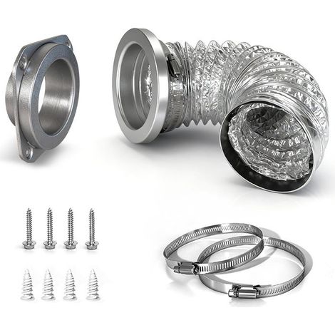 Kit de raccord magnétique pour conduit de sèche-linge – Couplage magnétique pour le nettoyage et le remplacement du conduit-Conduit d'évacuation (1/5)