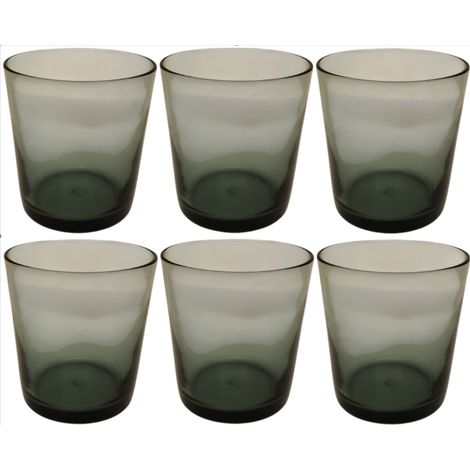 Giannini Mix Collection set 6 bicchieri acqua grigio