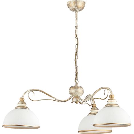 Lampada a sospensione XSARA ecru vetro 3xE27 Jupiter