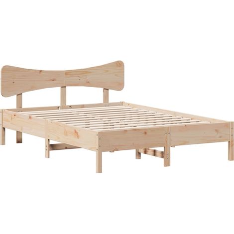 Maison Exclusive - Giroletto senza Materasso 135x190 cm in Legno Massello di Pino