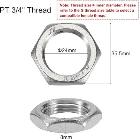 Raccord 3/4" pour Tuyau Ondulé DN20, Kit de Raccordement en Acier Inoxydable, pour Installation Solaire et Sanitaire (1/4)