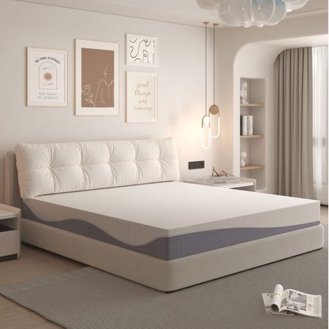 Materasso in schiuma 180x200 cm H3/H4, medio-rigido/rigido, alto 20 cm, rivestimento rimovibile lavabile, OEKO-TEX (1/5)