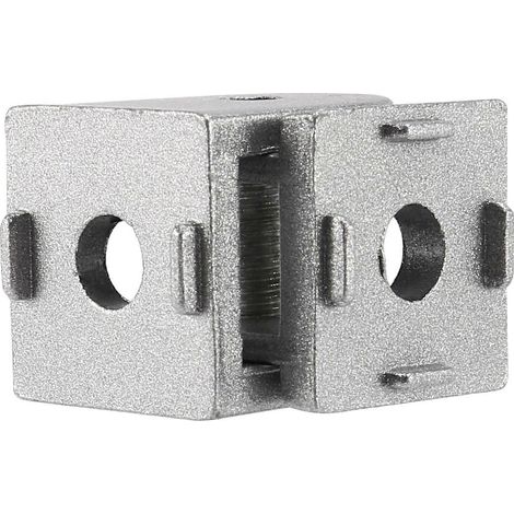 Connecteur pivot flexible en alliage 2 pièces pour profilé d'extrusion EU, articulation rotative robuste, accessoire de fixation modulaire. (1/5)