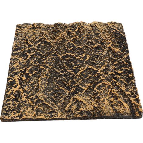 Fond de terrarium rocheux, texture transparente haute simulation, en PU, pour reptiles, avec support pour grimper, 27 x 26,8 cm / 10,63 x 10,55 pouces (1/5)