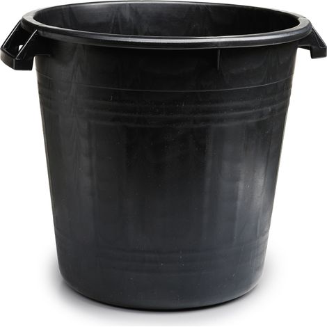 Stefanplast BIDONE PER IMMONDIZIA Lt. 50 - Ø cm. 45x48 h col. Nero