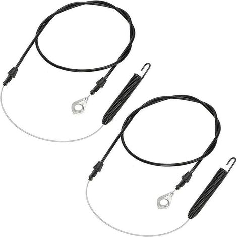 Lot de 2 câbles d'embrayage 532435111 pour tondeuse autoportée YS4500 YT4000, câble d'engagement de lame 435111 - FFY (1/4)