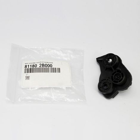 Die Teilenummer 811802B000 ist für den Sockel des Motorhaubenverriegelungsgriffs bei Hyundai Elantra, Santa Fe und Sorento geeignet. (1/4)
