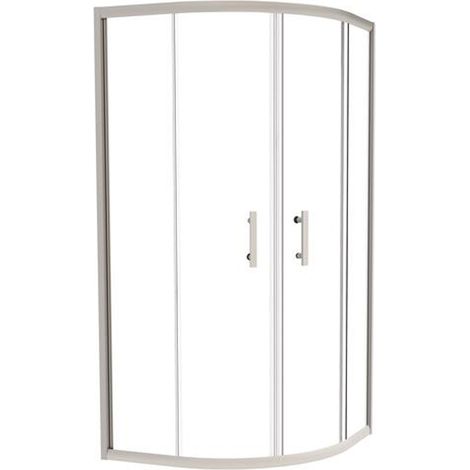 Paroi accès d'angle quart de cercle, 2 volets ENLOK - L 80 x H 185 cm - ELMER By Ayor (1/3)