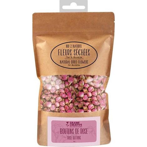 Fleurs séchées décoratives Boutons de rose 16 g (1/2)