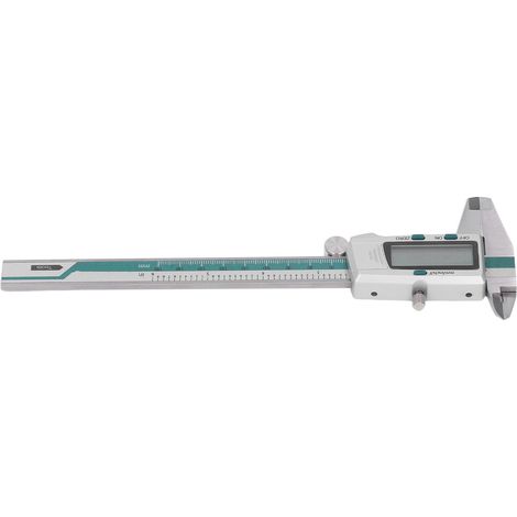 Digitaler Messschieber 0–150 mm/6 Zoll, hochpräziser elektronischer Nonius, LCD-Anzeige, Edelstahl, professionelles Messwerkzeug