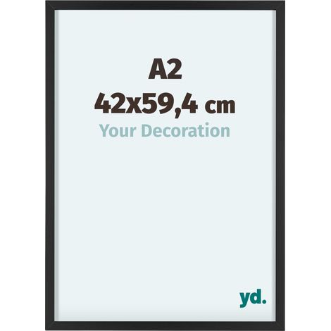 yd. - Cadre photo A2 42x59.4 - Noir - Aluminium - Virginia (1/5)